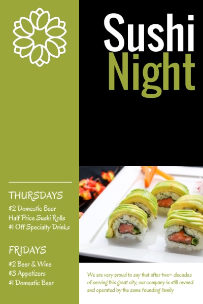 Sushi Night