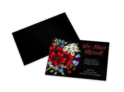 We Have Moved Card Template preview