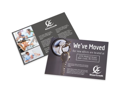 New Office Location Card Template preview