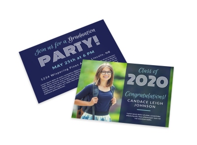 Graduation Card Template preview