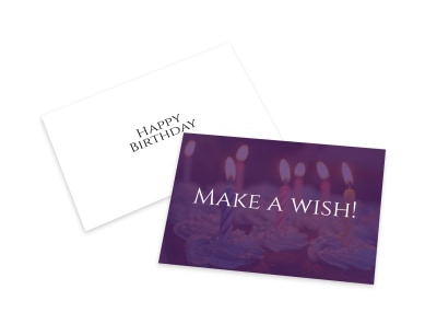 Birthday Wish Card Template preview