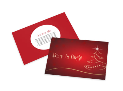 Merry Christmas Card Template preview