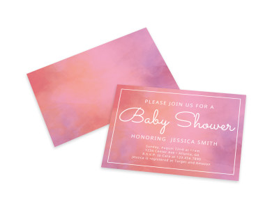 Baby Shower Join Us Card Template preview