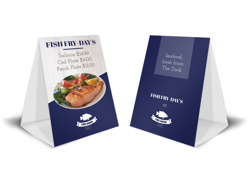 Cool Restaurant Table Tent Template | MyCreativeShop