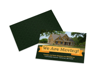 Change of Address Card Template t7zya0pry6 preview