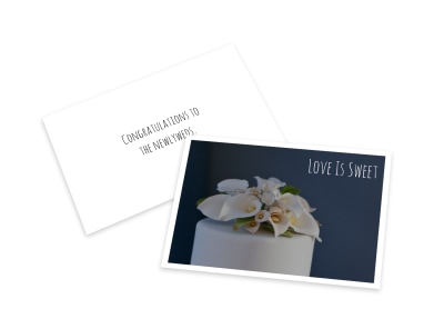 Wedding Love Card Template preview