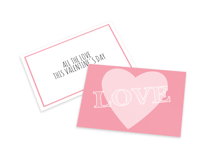 valentine's day all love card template mycreativeshop