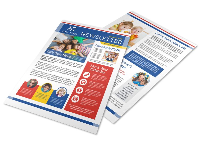 Daycare Fun Newsletter Template