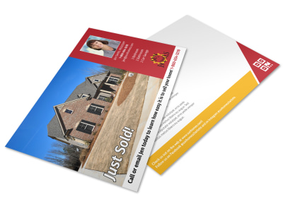 Just Sold Real Estate Postcard Template enn2over5d preview