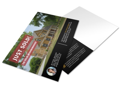 Just Sold Real Estate Postcard Template dobqqq8qwx preview