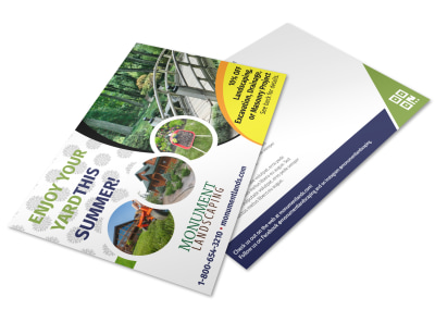 Residential Landscaping Postcard Template ikkvewdoa9 preview