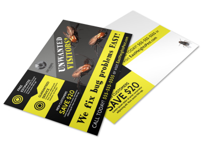 Pest Control Postcard Template c8tz38wdfv preview