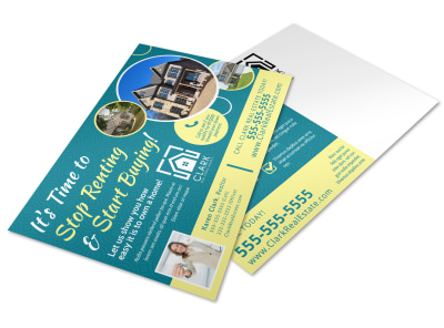 Buy vs Rent Postcard Template w2ujduutut preview