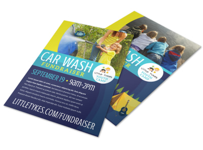 Youth Car Wash Car Wash Flyer Template ebobrbrklm preview