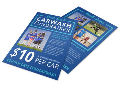 Youth Car Wash Car Wash Flyer Template vmv6rar1yp preview