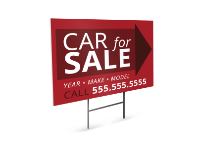 Custom Yard Signs & Templates Template Preview