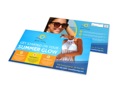 Tanning Salon EDDM Postcard Template ep1di3kffi preview