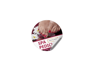 Spa Pedicure Sticker sjokbitifz