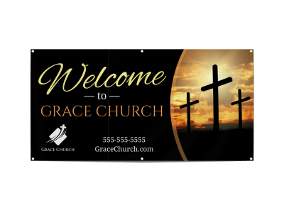 Church Welcome Banner fhobgpvuht