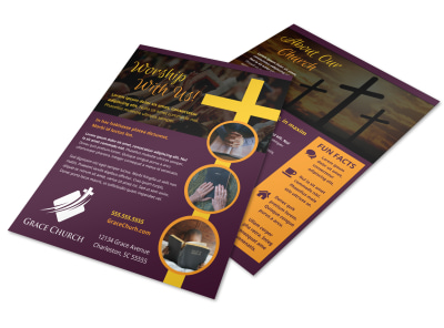 Church Invitation Flyer Template et21uhqxjl preview