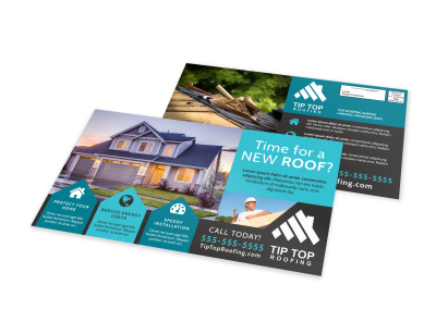 Roofing EDDM Postcard Template auqu8fy63o preview