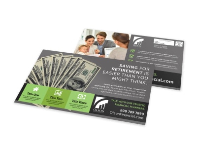 Financial Advisor EDDM Postcard Template zyrqvwna7x preview