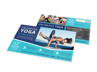 Yoga EDDM Postcard Template 77sdfur9ke preview