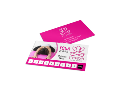 Yoga Punch Card Template dfw7x7brlq preview