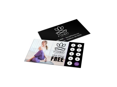 Yoga Punch Card Template q6ndhlmrzc preview