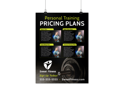 Personal Training Pricing Plan 03f8xtvwko