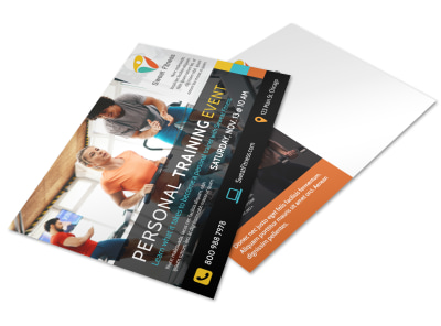 Person Training Event Postcard Template qbe7eh5pjk preview