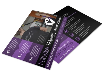 Personal Training Services Offered Postcard Template uwf1ti2p6x preview