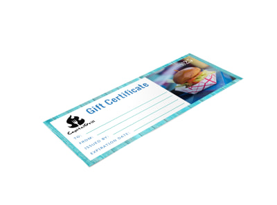 Lunch Restaurant Gift Certificate Template 3fro0mx67x preview