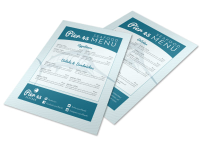 Seafood Restaurant Menu Template lk6t1dbt5f preview