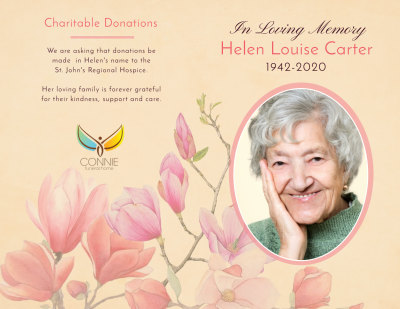 Memorial Service Funeral Program wj3sni67vj