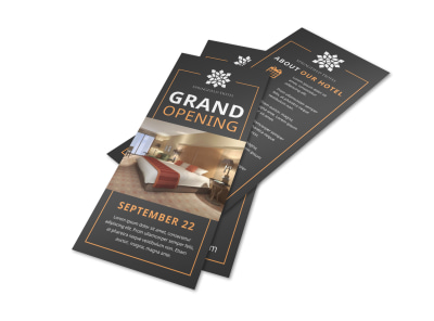 Hotel Grand Opening Flyer Template alx350epq5 preview