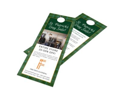 Saint Patrick's Day Door Hanger Template w0bhxfuqm0 preview