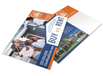 Buy vs Rent Real Estate Postcard Template 7gy35wtd1c preview