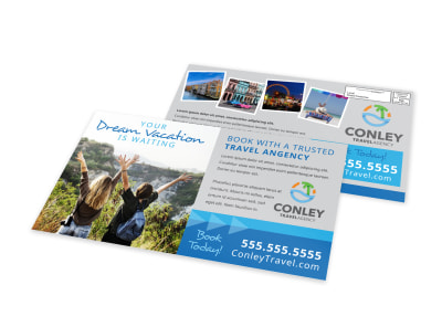 Travel Agent EDDM Postcard Template zv3up1z5vc preview