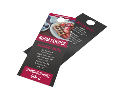 Hotel Room Service Door Hanger Template s63zji8irs preview