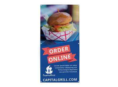 Order Online Restaurant Banner dgnwwpjtgg