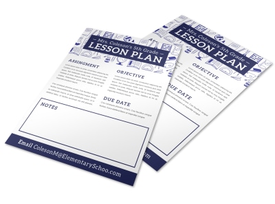 Lesson Plan School Flyer Template pjsid73exx preview