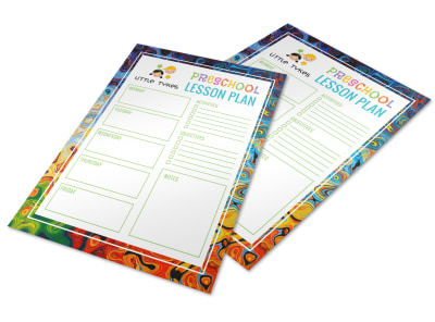 Lesson Plan School Flyer Template u7lrrc9zgt preview
