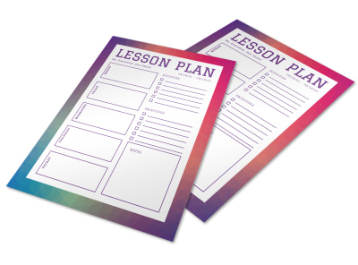 Lesson Plan School Flyer Template i5xp2bij33 preview