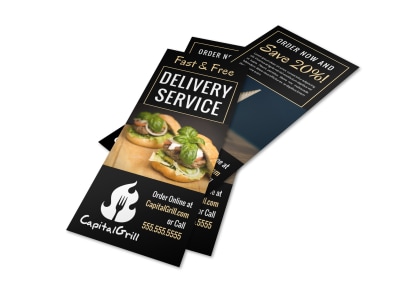 Delivery Service Restaurant Flyer Template x2kxjapen2 preview