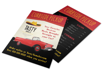 Curbside Pickup Restaurant Flyer Template 4gfdob1zab preview