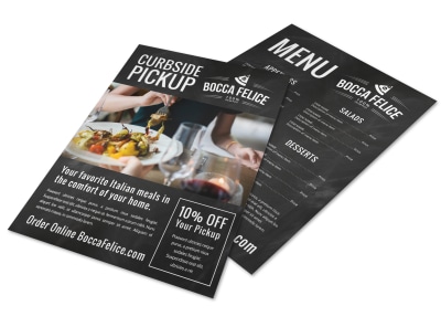 Curbside Pickup Restaurant Flyer Template ze7vt14rjy preview