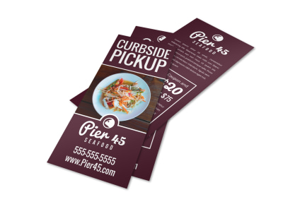 Curbside Pickup Restaurant Flyer Template 3i9q8o05nm preview