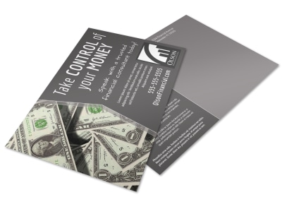 Financial Advisor Postcard Template pky274ni2n preview