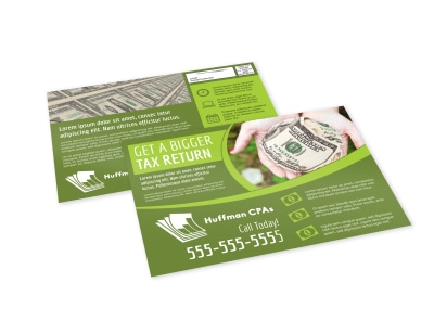 Tax EDDM Postcard Template hzvc74hlzl preview